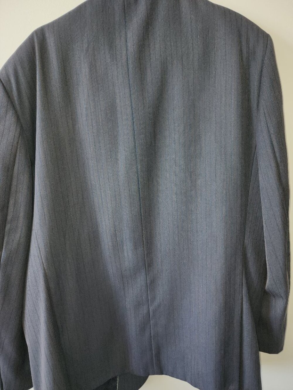 Elite by Eddie Domani Men’s Gray Pinstripe 2 Piece Suit 44R Jacket 38R Pants - Picture 5 of 11
